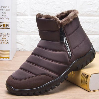 Men's Quilted Ankle Boots Warm Insulated Comfortable - Vonnera