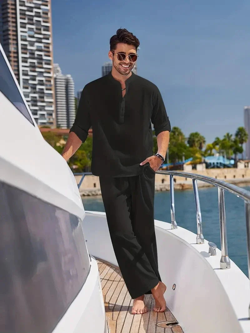 Men's 2-Piece Summer Suit Set