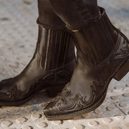 Women's Cowboy Ankle Boots - Vonnera