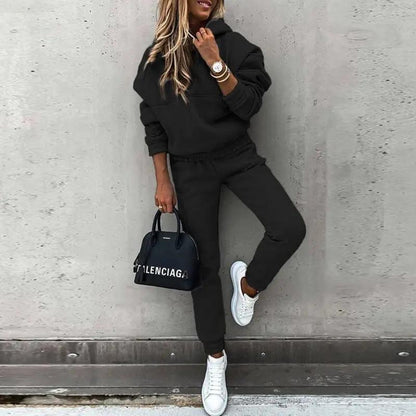 Women's Hoodie Jogger Set Soft Comfortable - Vonnera