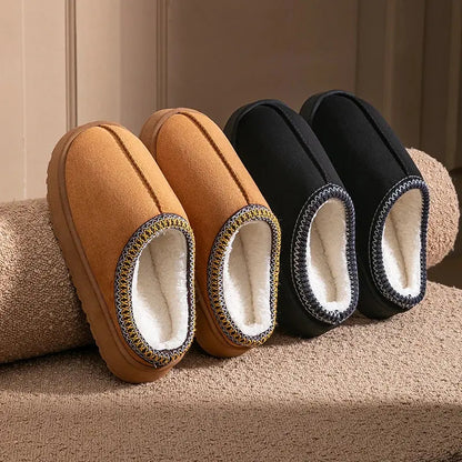 Women's Plush Slippers Warm Non-Slip - Vonnera