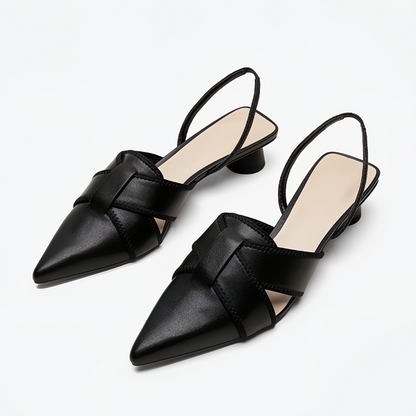 Women's Flat Sandals Low Heel Leather - Vonnera