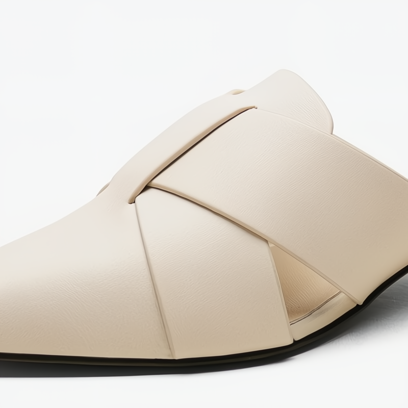 Women's Flat Sandals Low Heel Leather