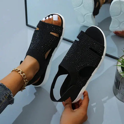 Women's Crystal Slippers Comfortable Casual - Vonnera