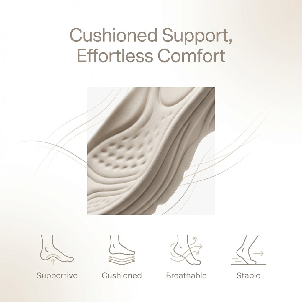 Women's Orthopedic Sandals Cushioned Sole Support Peep-Toe Slingback