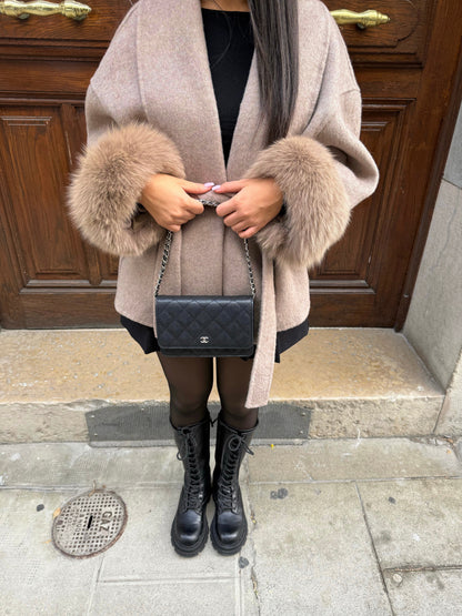 Soft Stylish Luxury Faux Fur Coat for Women