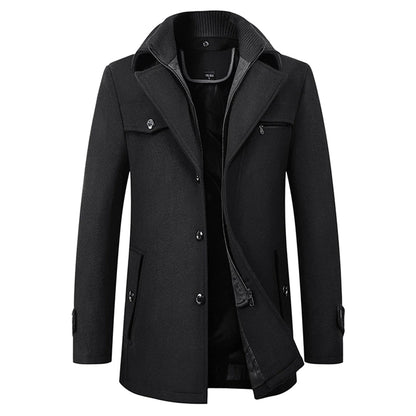 Marvin Men's Wool Blend Overcoat