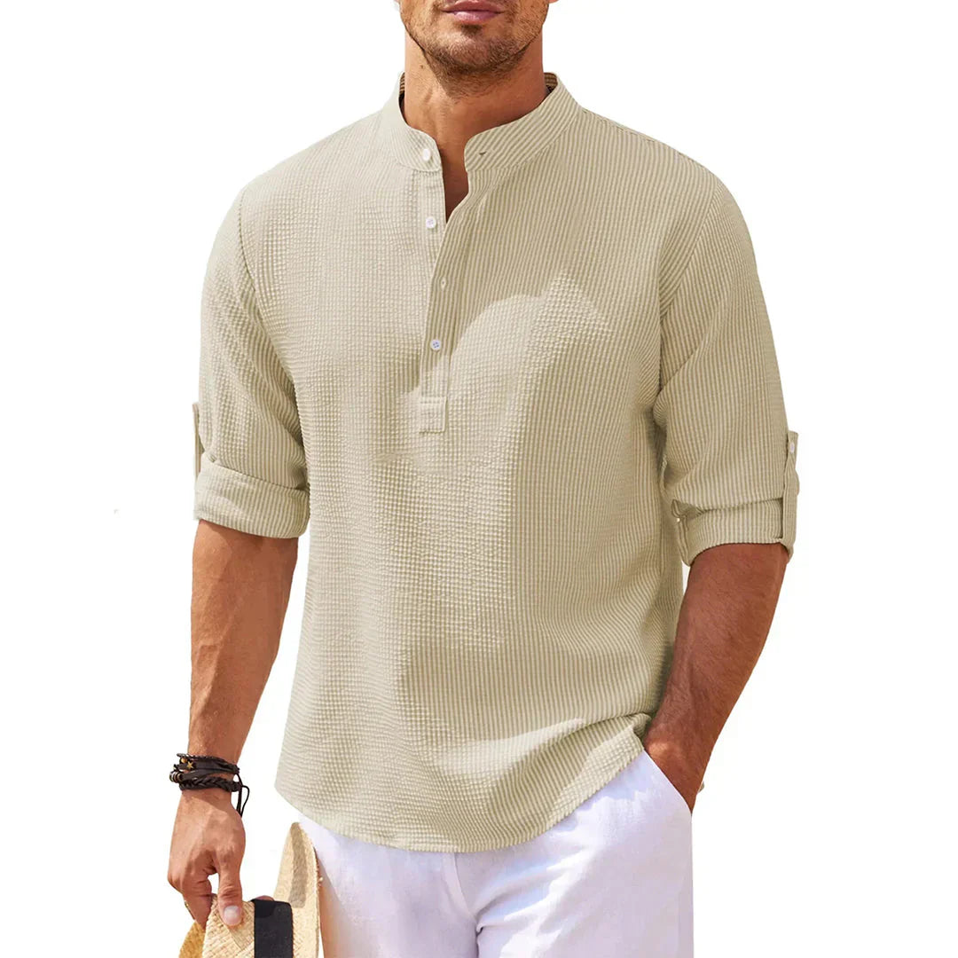 Men's Casual Shirt Relaxed Fit Everyday Elegance - Vonnera