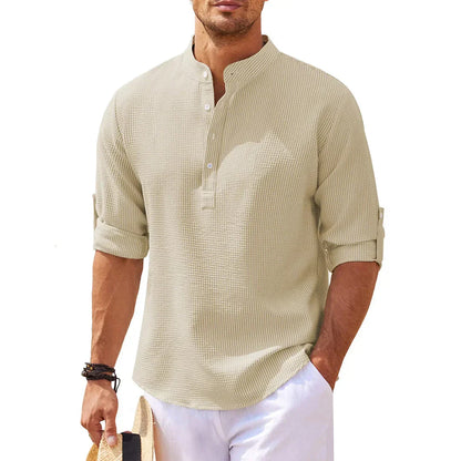 Men's Casual Shirt Relaxed Fit Everyday Elegance - Vonnera
