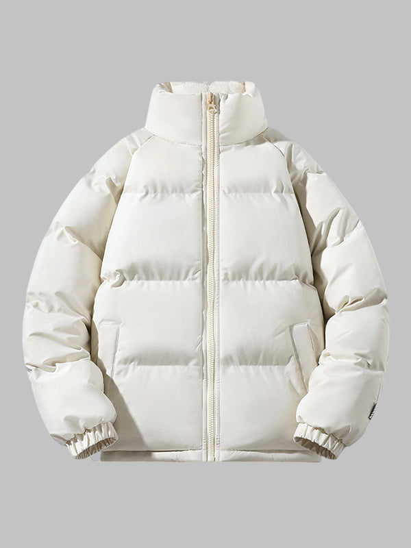 Men's Quilted Puffer Jacket Zip Up