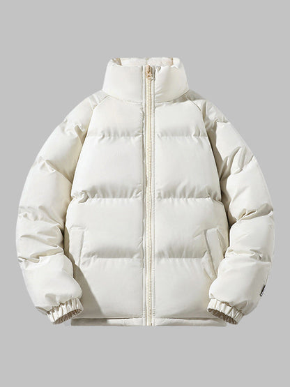 Men's Quilted Puffer Jacket Zip Up