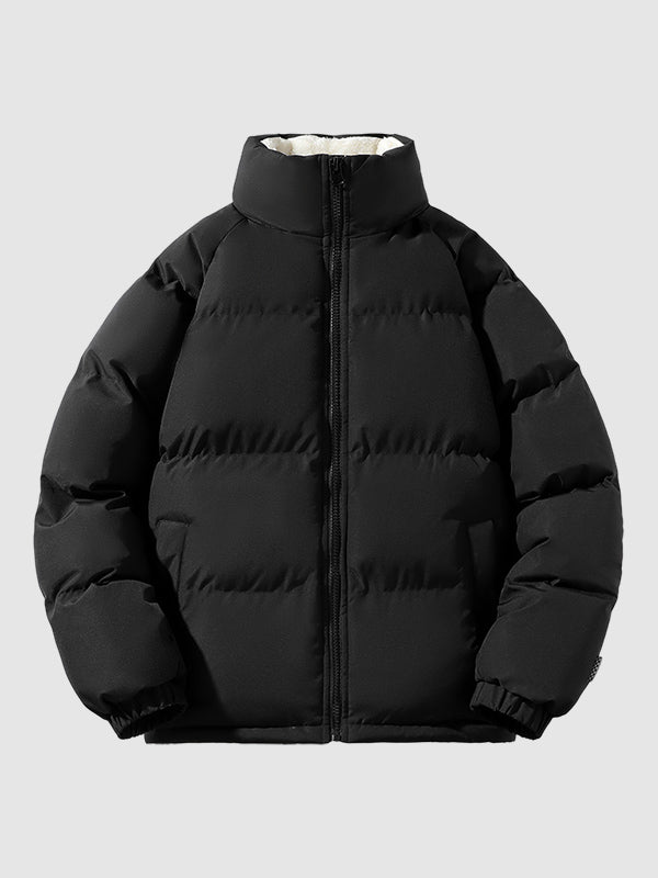 Men's Quilted Puffer Jacket Zip Up
