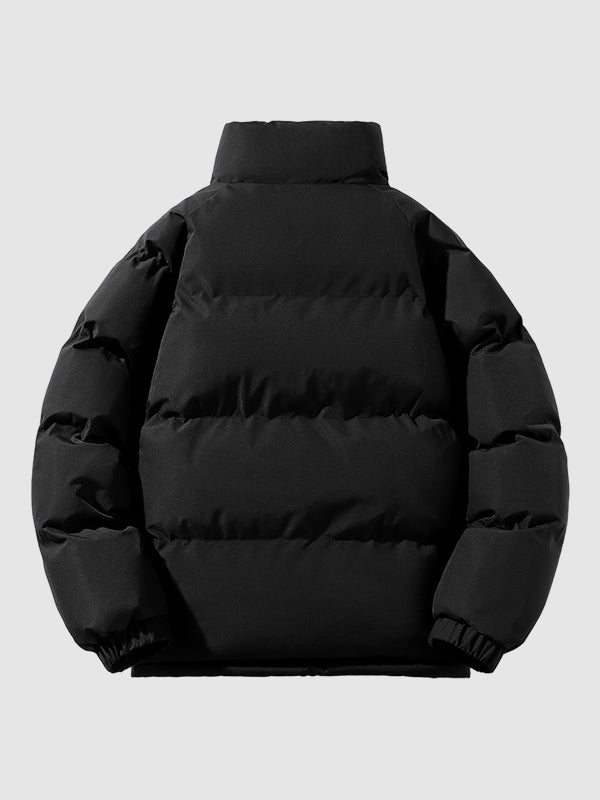 Men's Quilted Puffer Jacket Zip Up