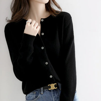 Women's Soft Button Cardigan - Vonnera