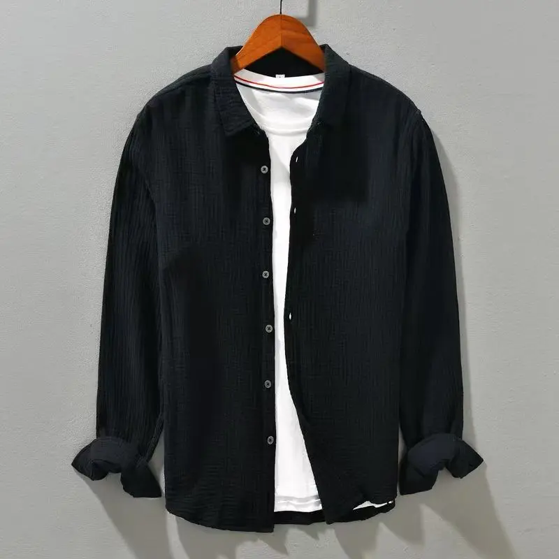 Mens Summer Shirt Collar