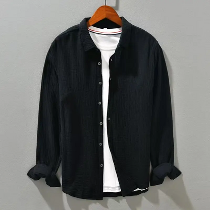 Mens Summer Shirt Collar