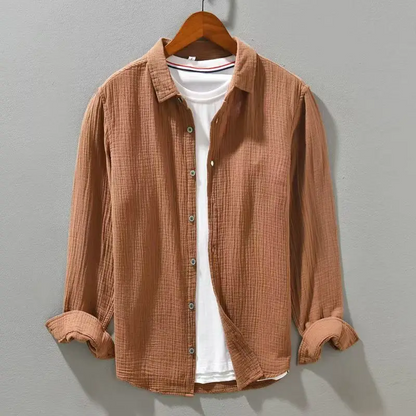 Mens Summer Shirt Collar