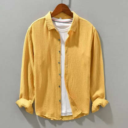 Mens Summer Shirt Collar