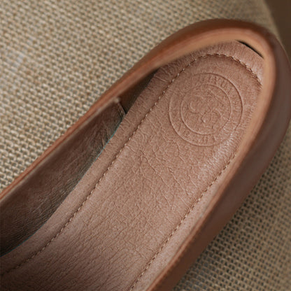 Aveline Genuine Leather Heels Caliboot
