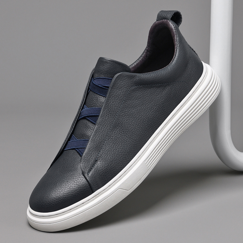 Men's Genuine Leather Sneakers - Vonnera