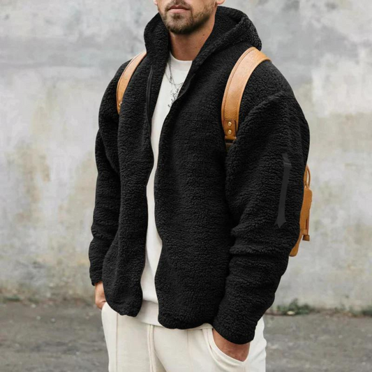 Men's Reversible Fleece Jacket - Vonnera