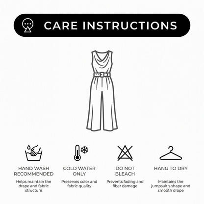 Women's Wide Leg Jumpsuit V-Neck Flowy
