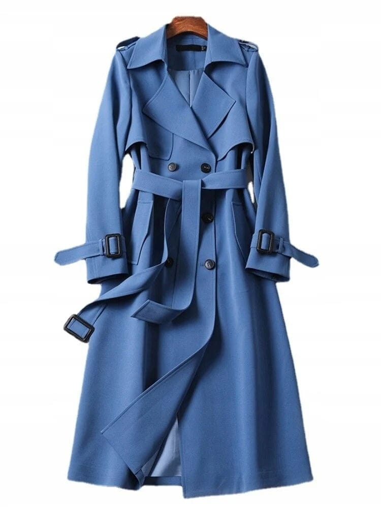 Women's Vintage Trench Coat Timeless Style - Vonnera