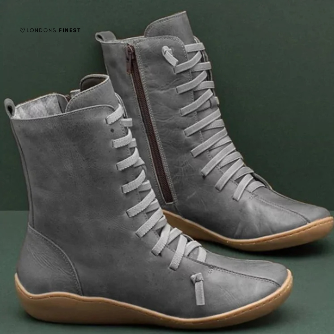 Women's Mid Calf Boots Low Heel