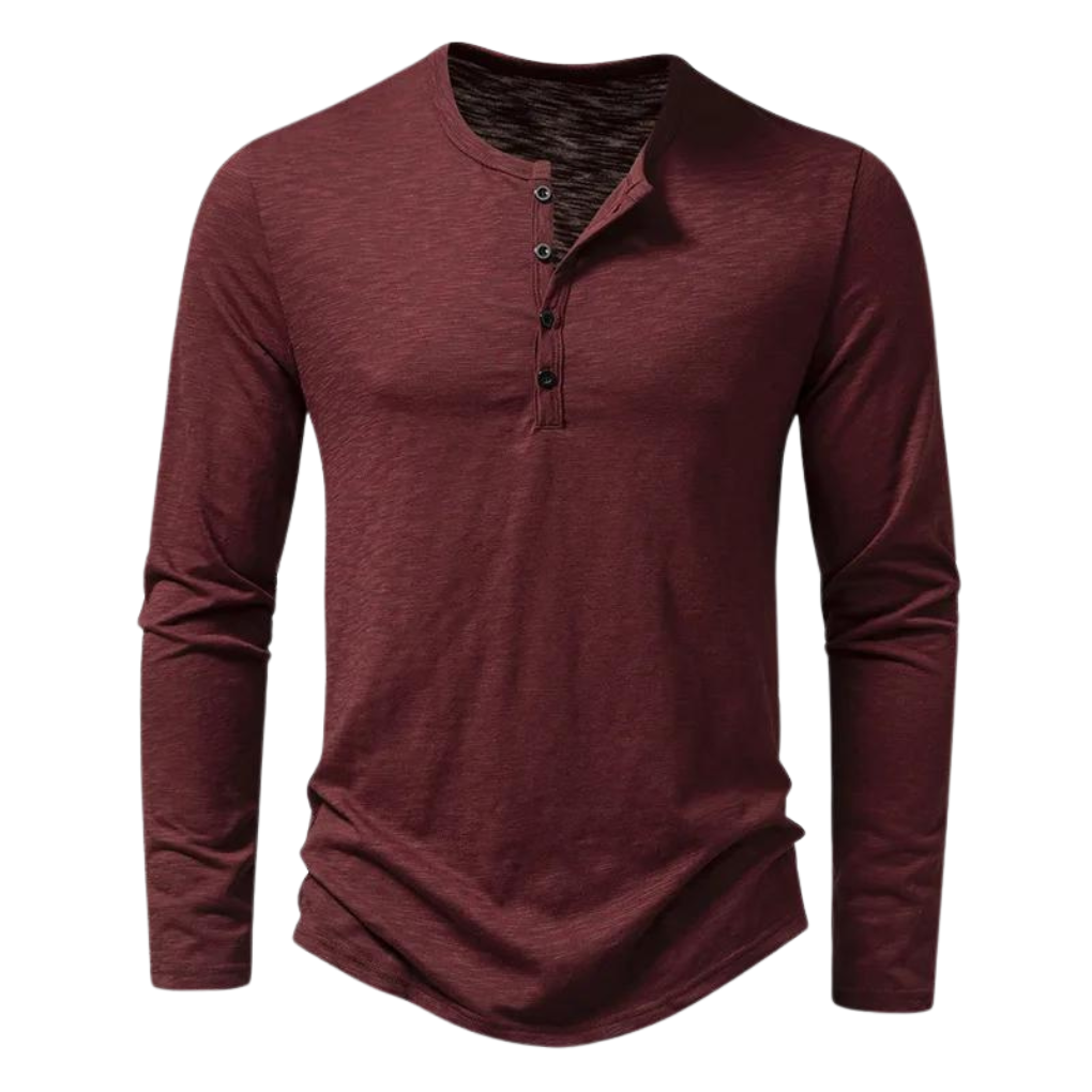 Men's Cotton Long Sleeve T-Shirt - Vonnera