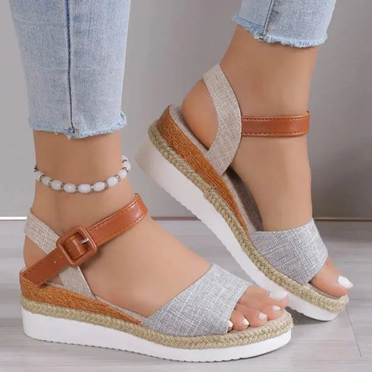Women's Wedge Sandals Comfortable Summer Footwear - Vonnera
