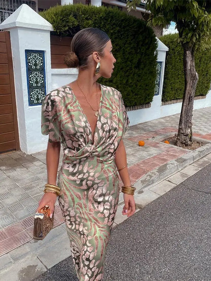 Women's Wrap Dress Versatile Chic
