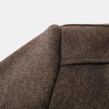 Men's Button Up Winter Coat With Pockets