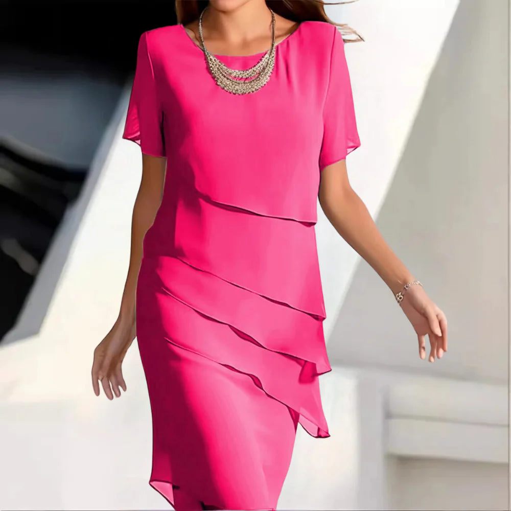 Women's Midi Chiffon Dress