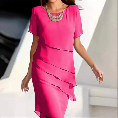 Women's Midi Chiffon Dress