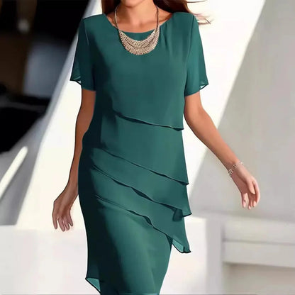 Women's Midi Chiffon Dress