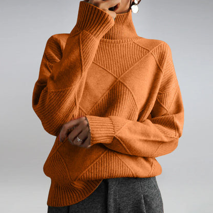 Women's Fine Wool Turtleneck Sweater