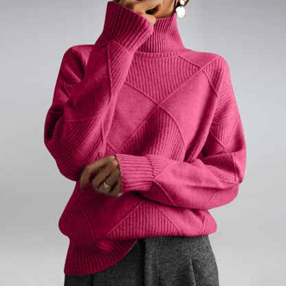 Women's Fine Wool Turtleneck Sweater
