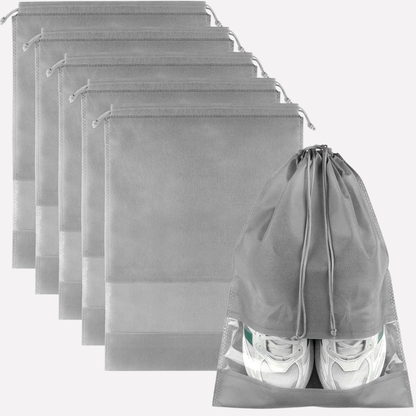 Travel Drawstring Shoe Bags becomes Mesh Drawstring Travel Shoe Bags