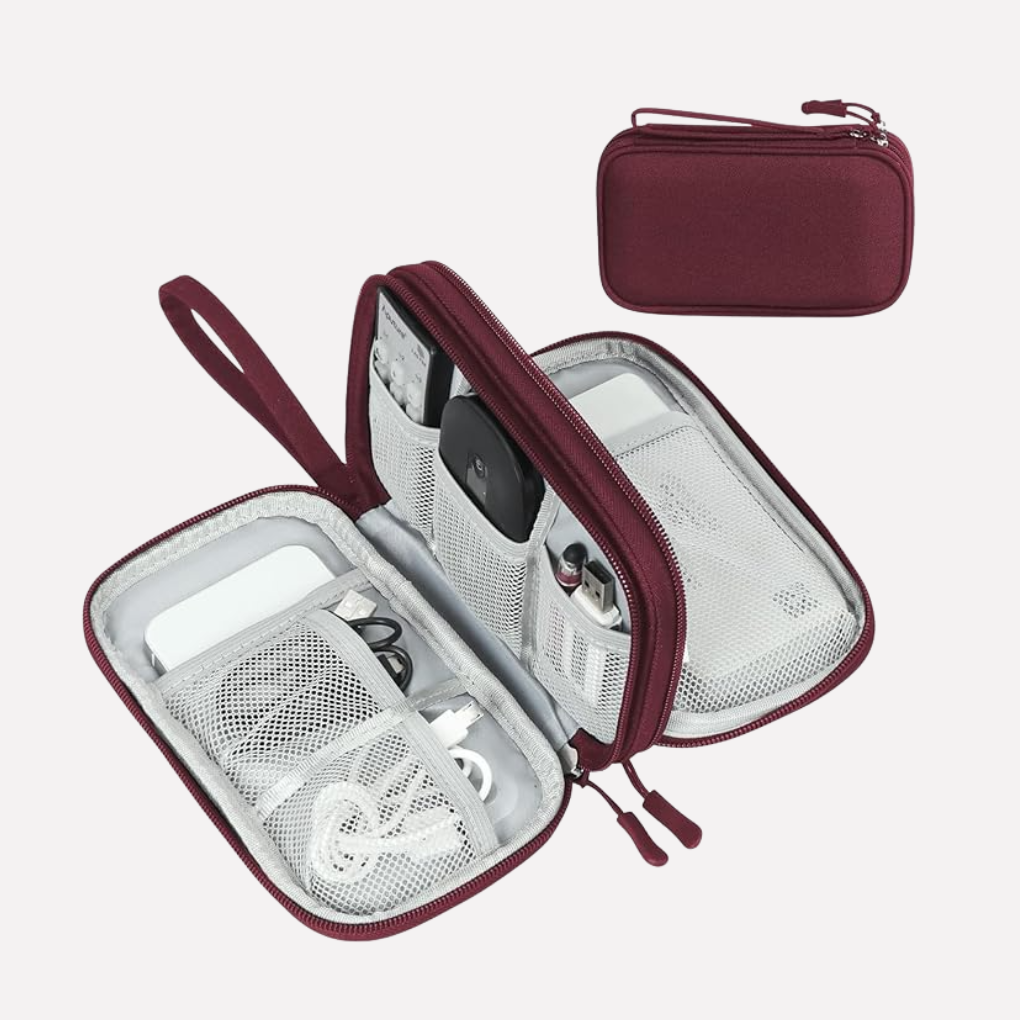 Travel Electronics Organizer Pouch