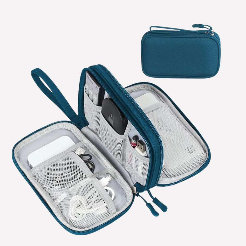 Travel Electronics Organizer Pouch