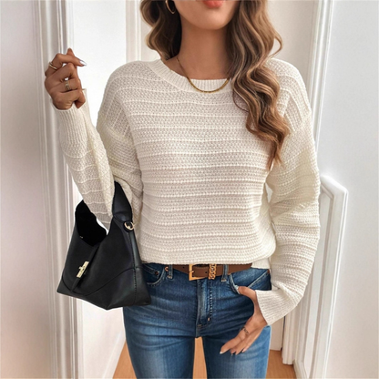 Women's Pullover Sweater Bow Back Design