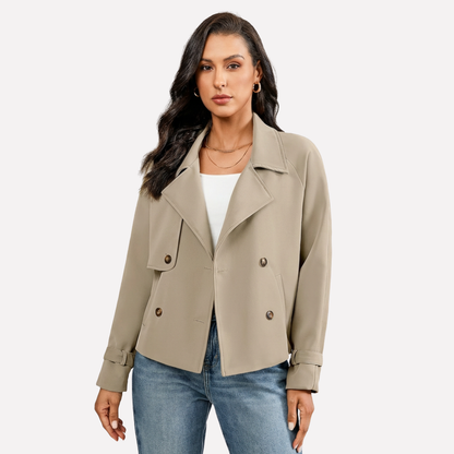 Tommy Women's Blazer Jacket Classic Wool Business Style - Vonnera