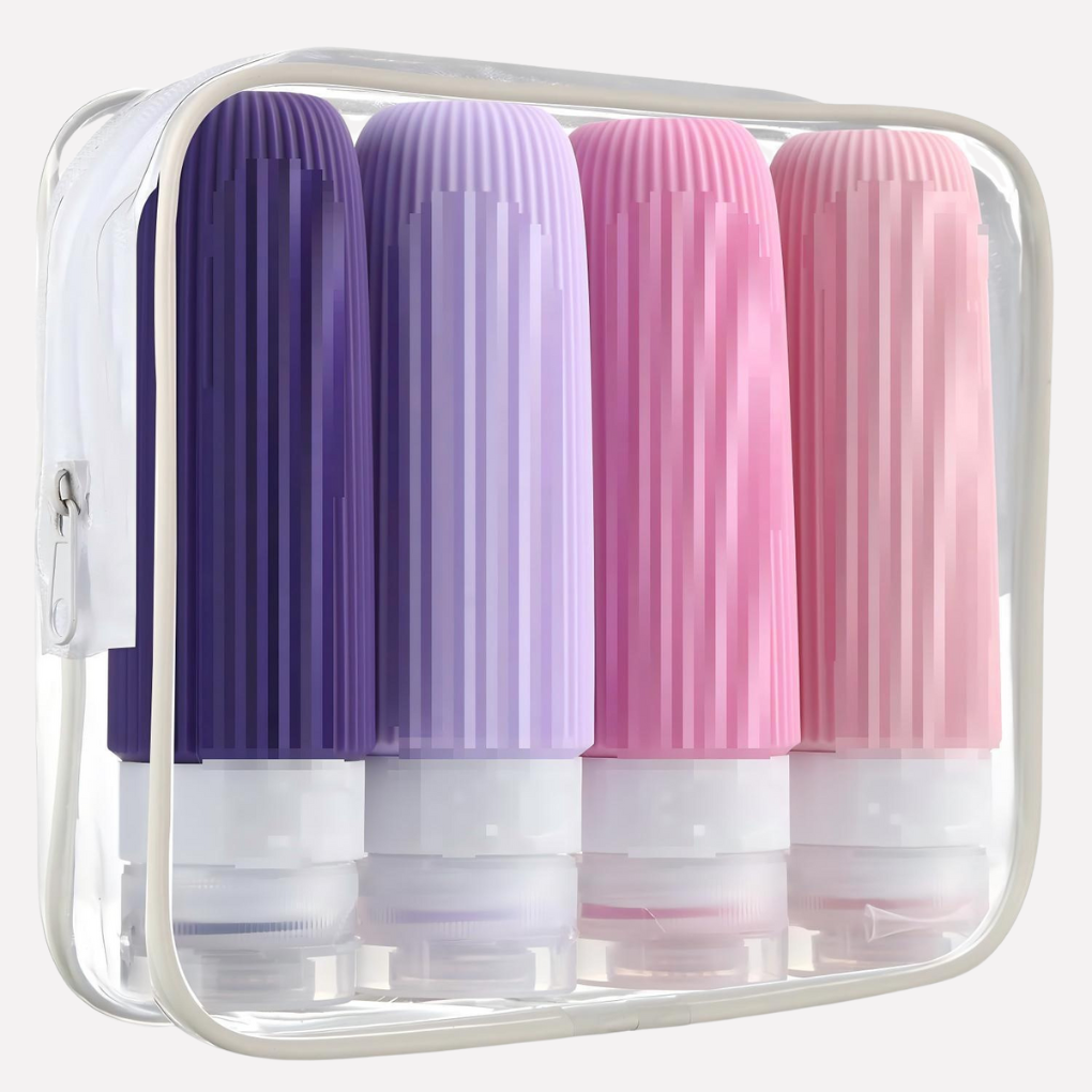 Travel Toiletry Bottles Set becomes: Travel Toiletry Kit Bottles Set - Vonnera