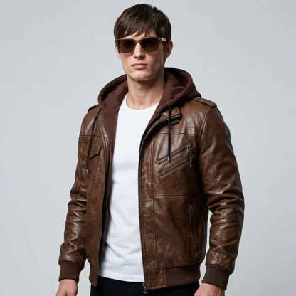 Men's Fur Collar Winter Coat - Vonnera