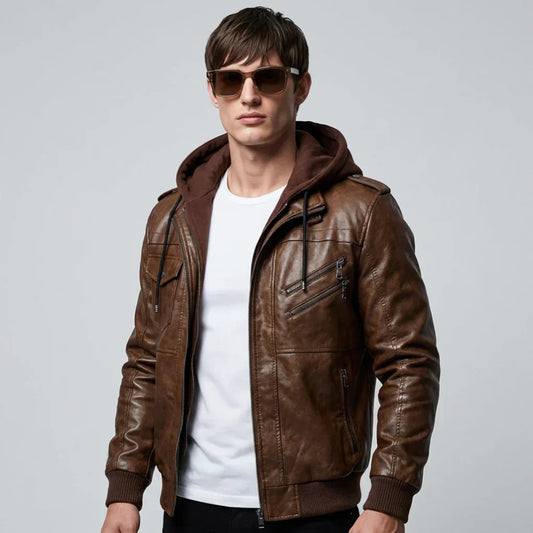 Men's Fur Collar Winter Coat - Vonnera