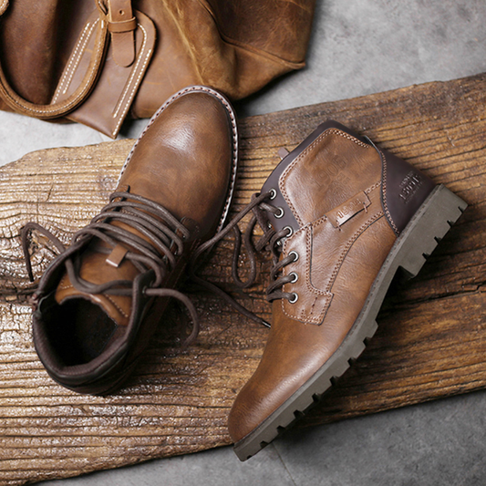 Men's Zip Up Boots - Vonnera