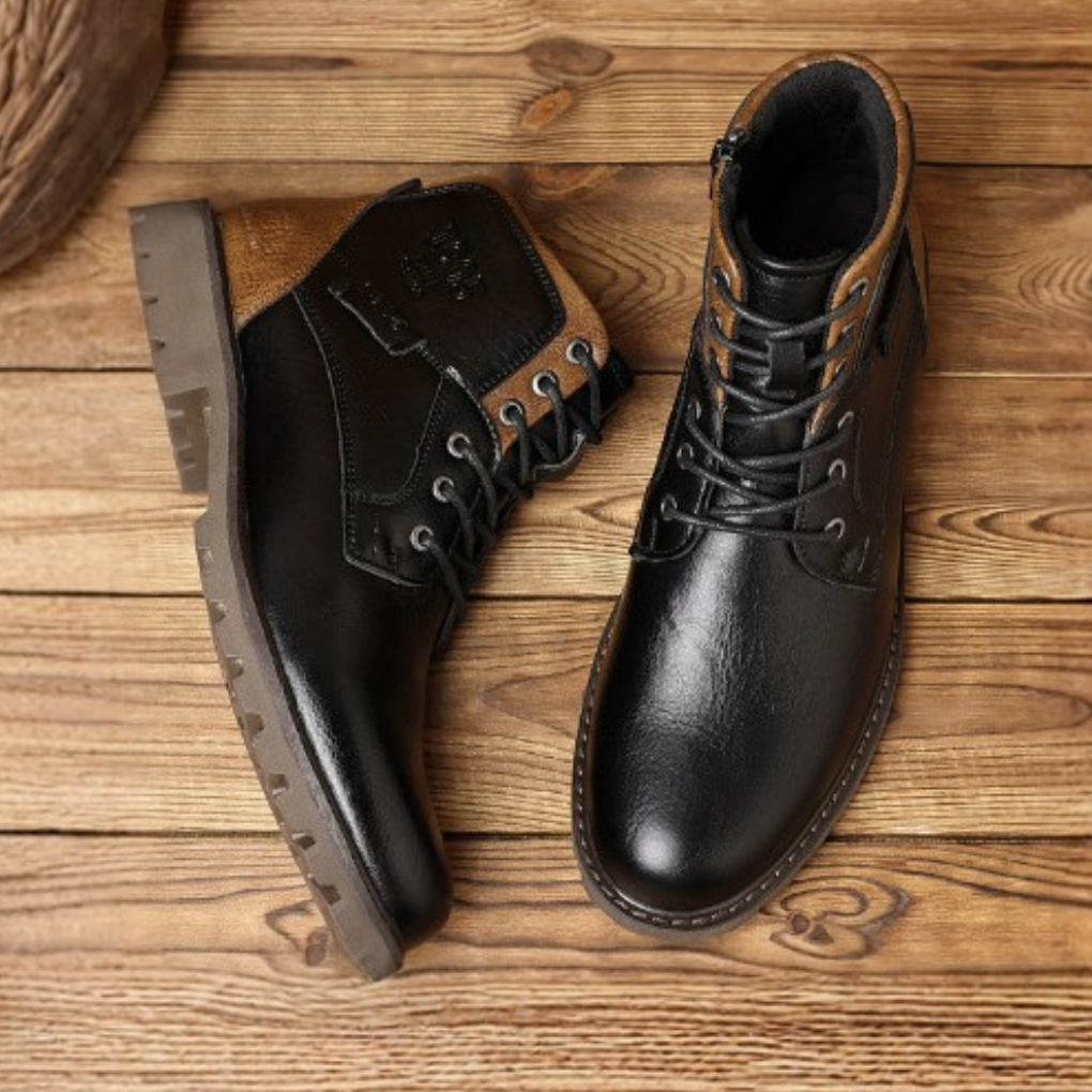 Men's Zip Up Boots