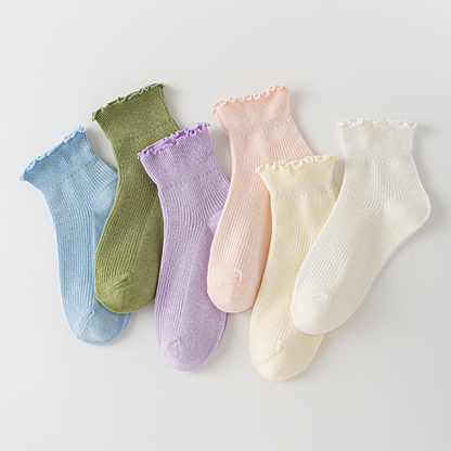 Women's Ruffle Ankle Socks - Vonnera