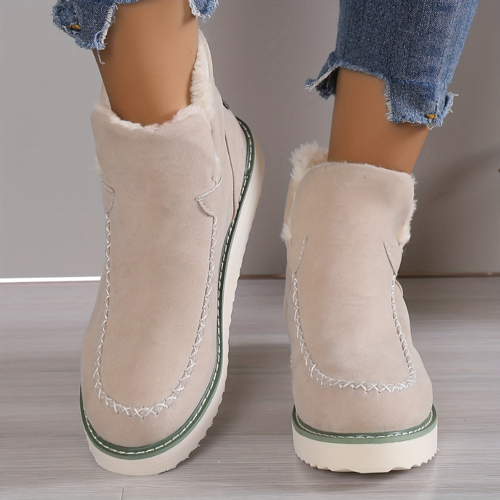 Women's Fur Lined Insulated Winter Boots - Vonnera