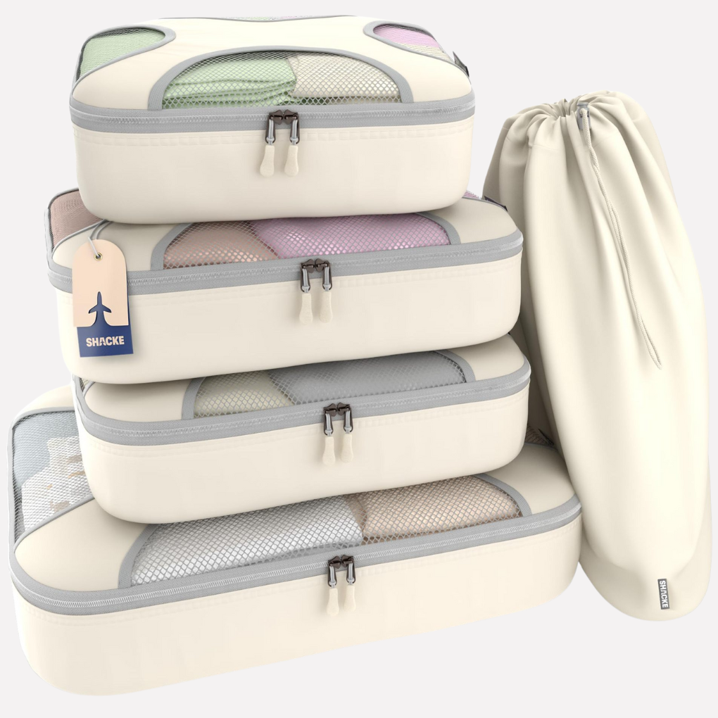 5 Piece Travel Packing Cube Set - Vonnera